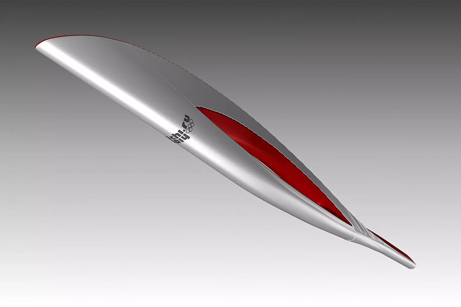 2014 Winter Olympics Torch Free 3D model