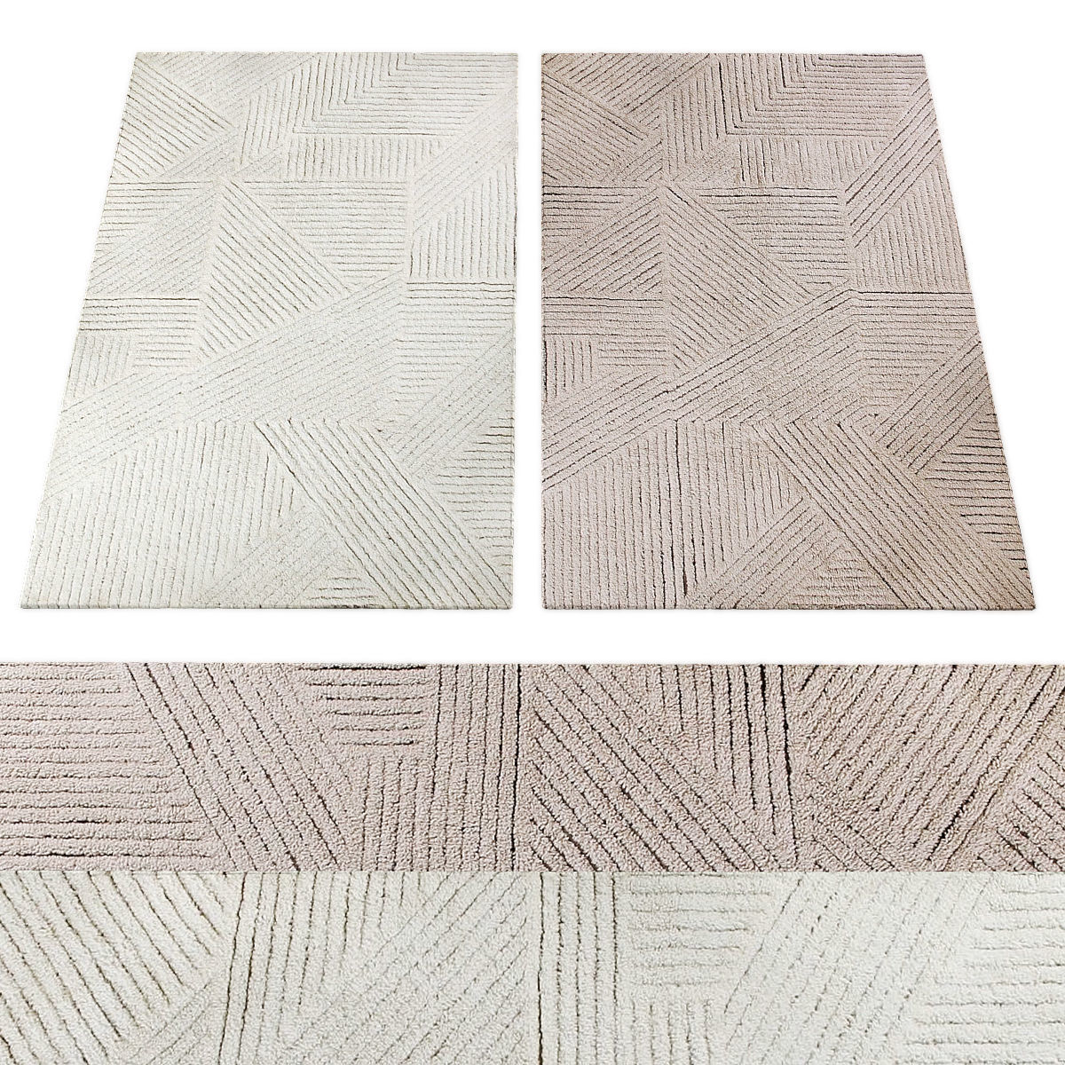 Rug547 Low-poly 3D model_1