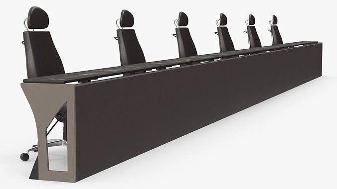 Conference Desk 3D model