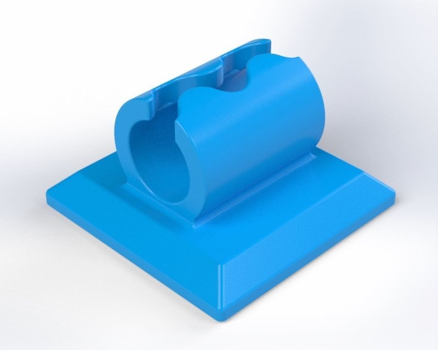 Cables Holder 3D print model_1