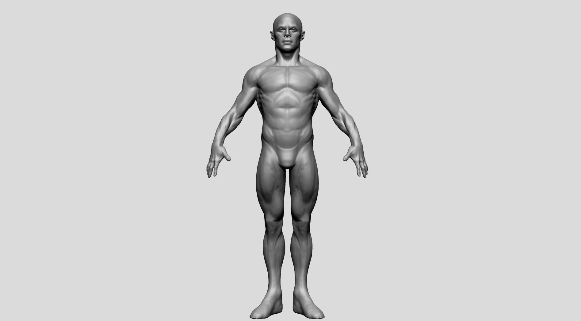 Male Poses 3D model_1