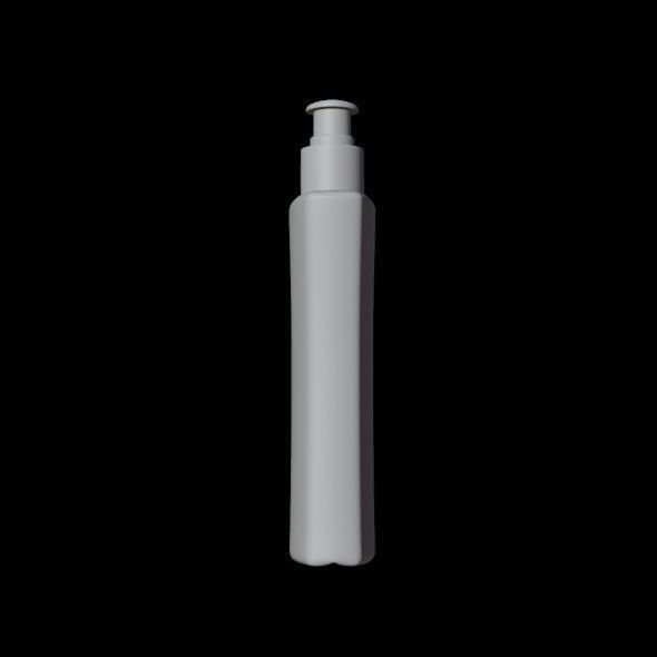shampo  bottle With Pump 3d model Low-poly 3D model_9