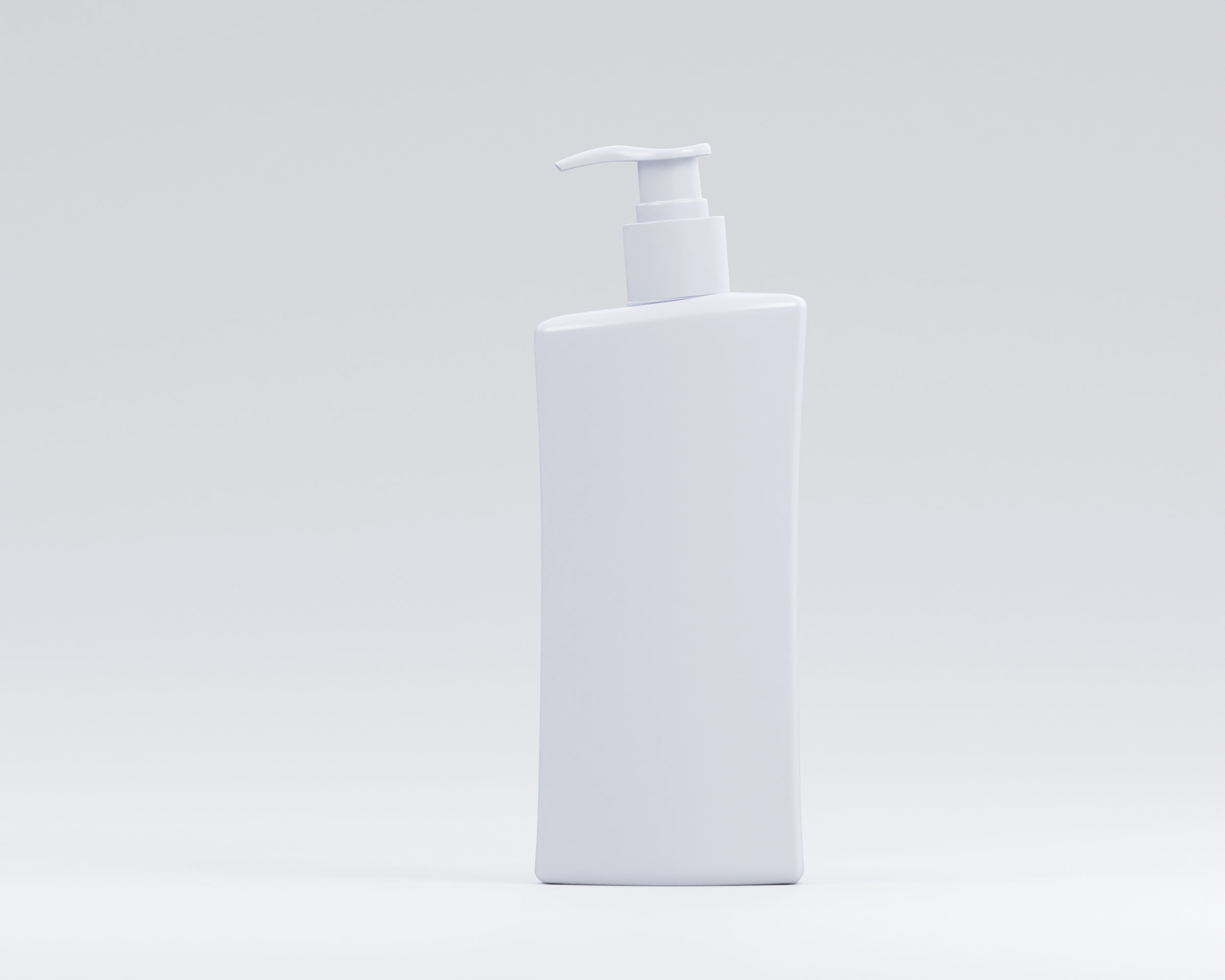 shampo  bottle With Pump 3d model Low-poly 3D model_5