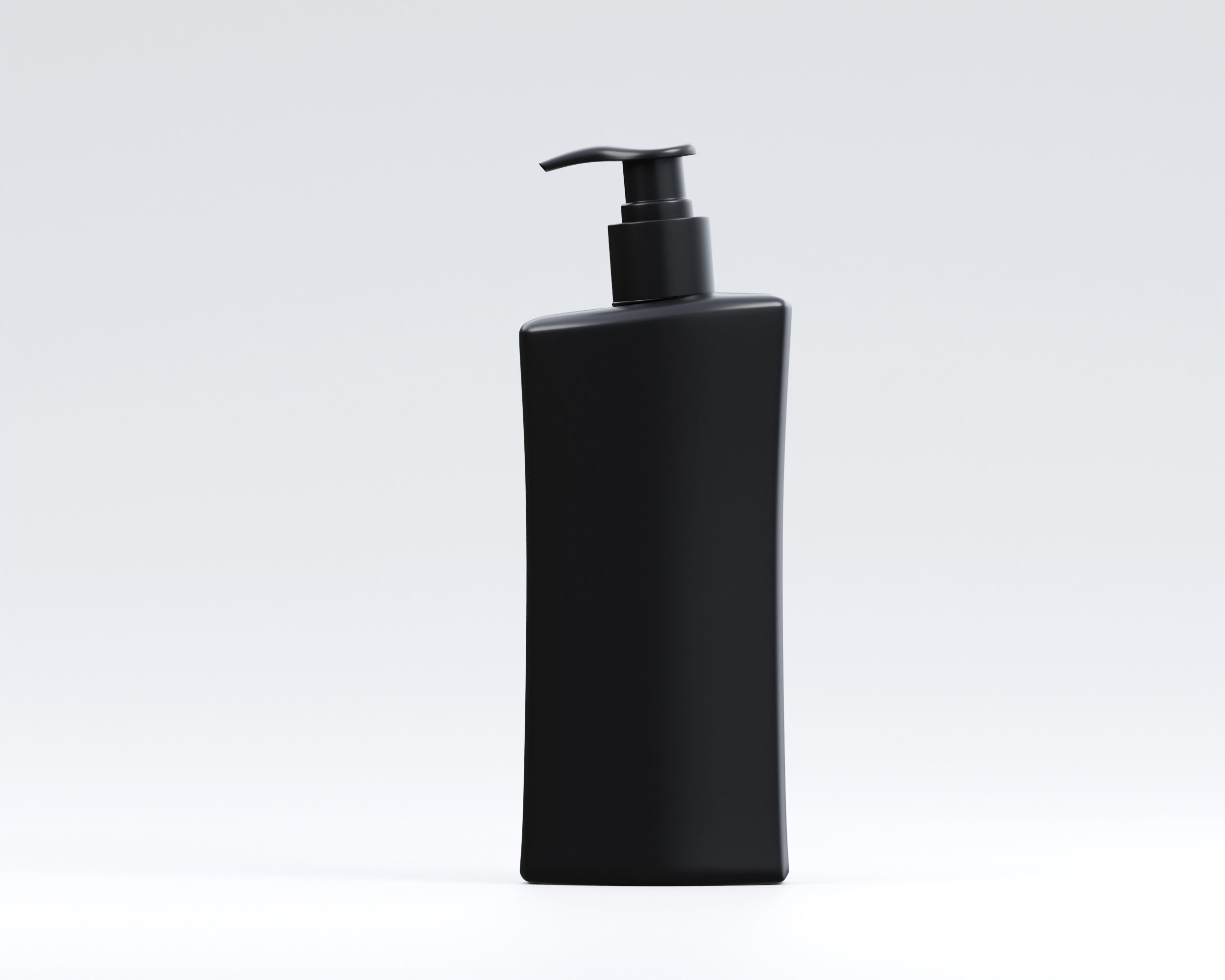 shampo  bottle With Pump 3d model Low-poly 3D model_4