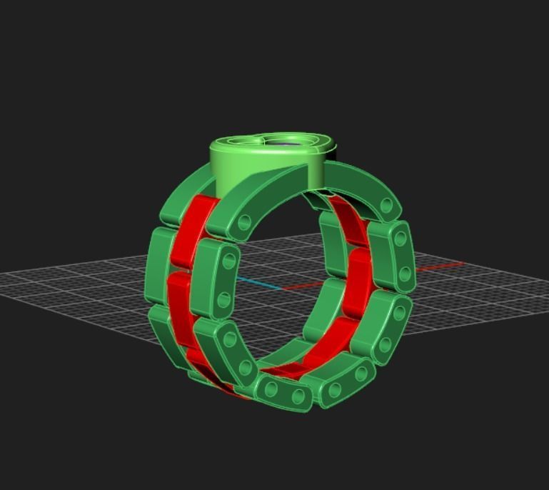 Chopard band 3D print model_2