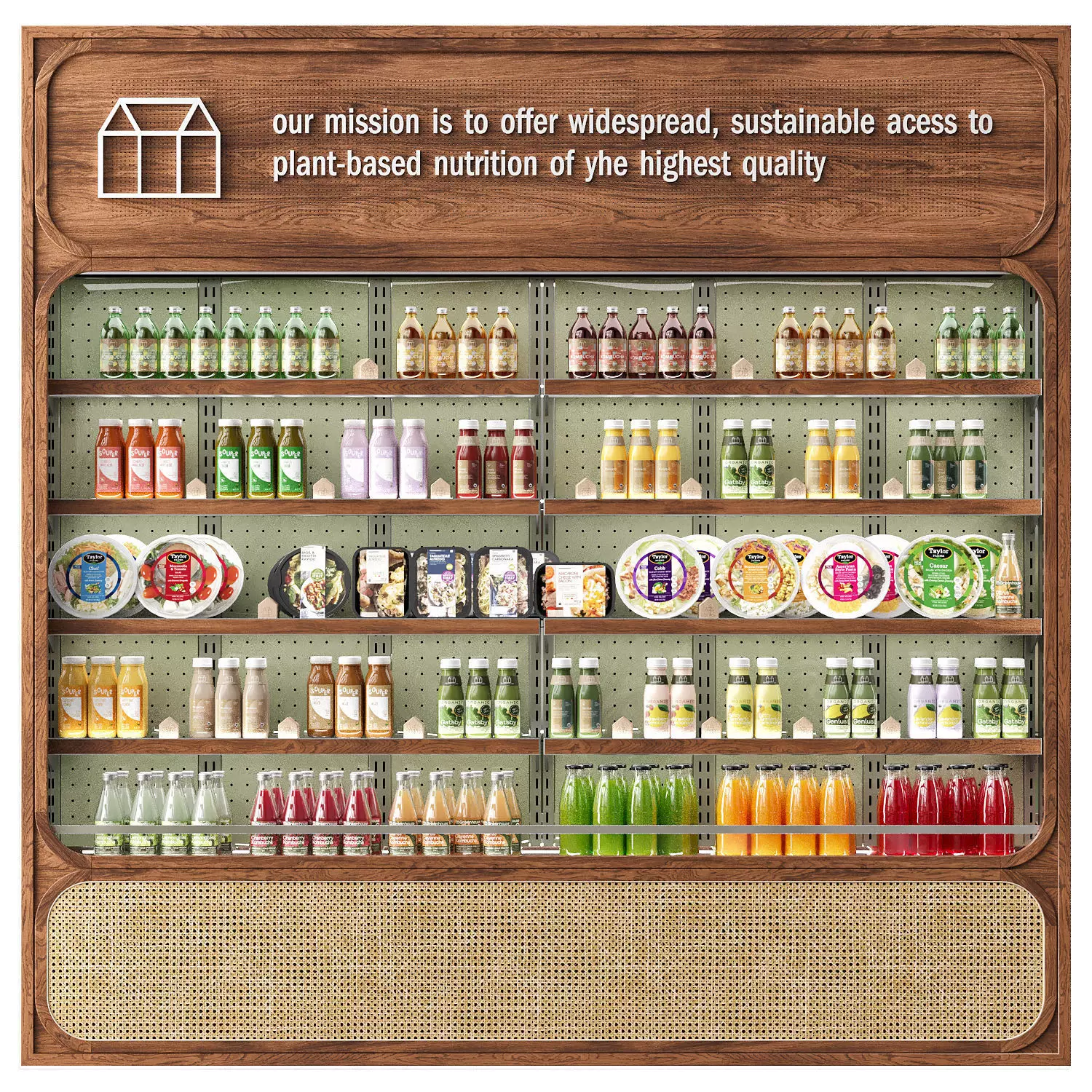 Vegan bar 2 3D model