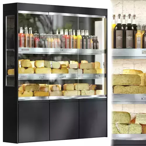 Cheese freedge 3D model
