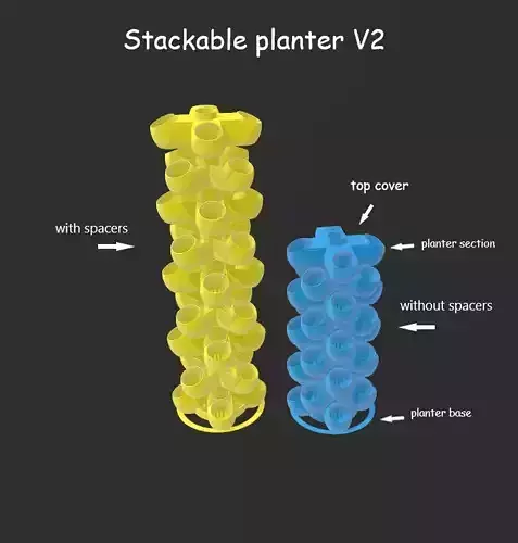 stackable planter v2 