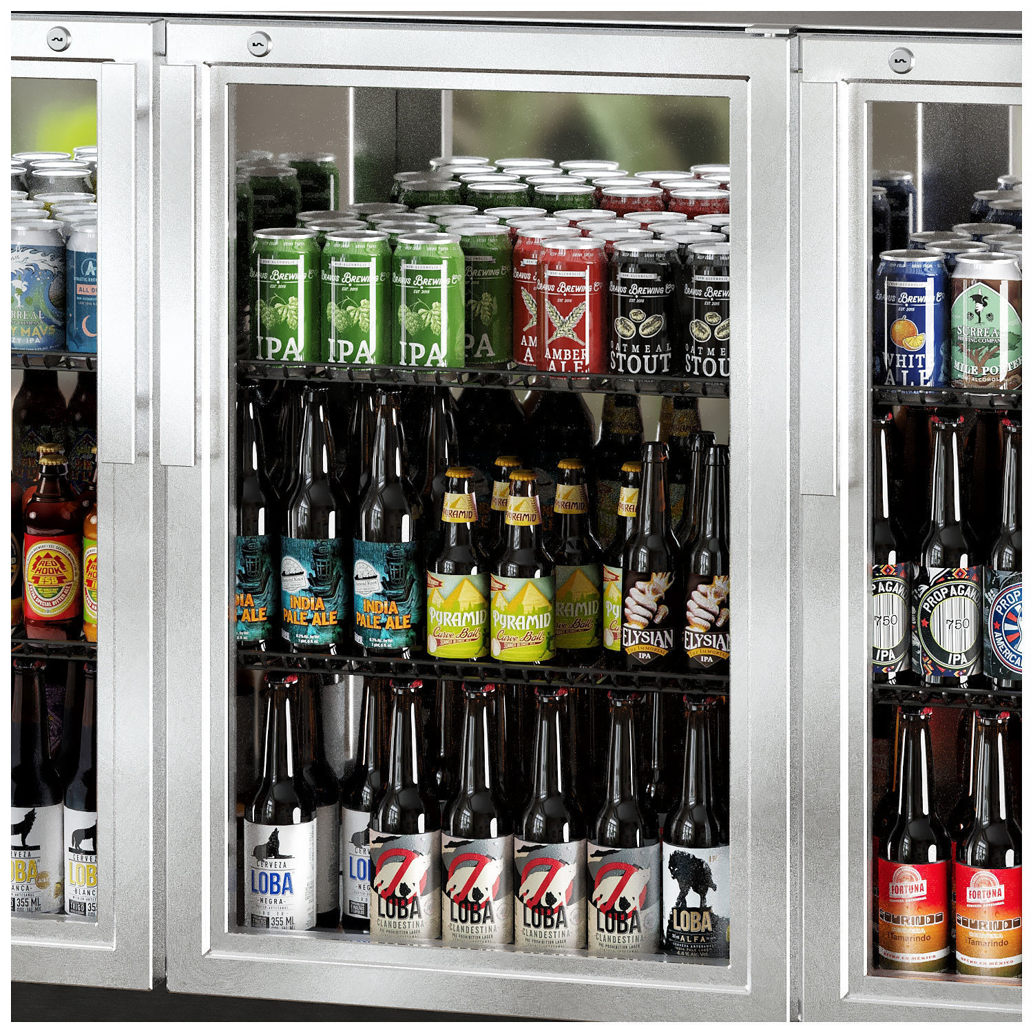 True beer fridge 3D model_1