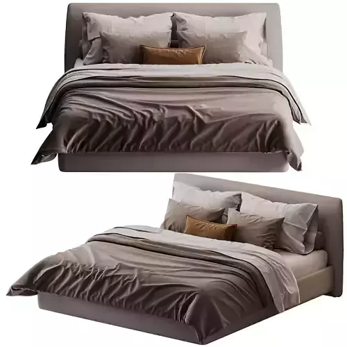 Bed Deford with Zara Home Linen Bedding