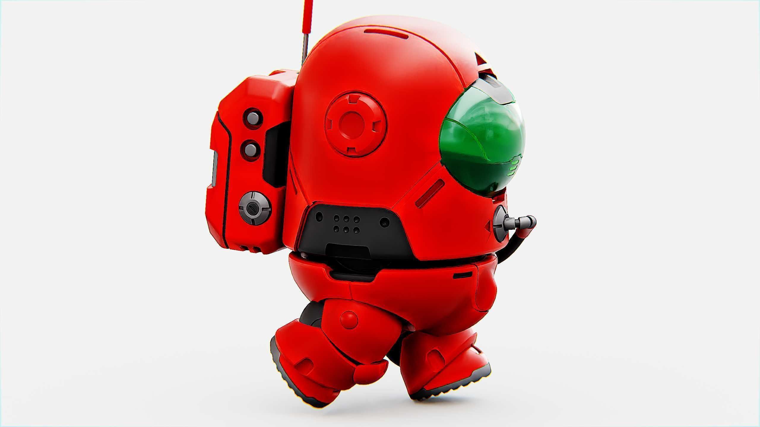 AMONG US CHARACTER b Rigged for Unreal Engine - Unity - MIXAMO 3D model_17