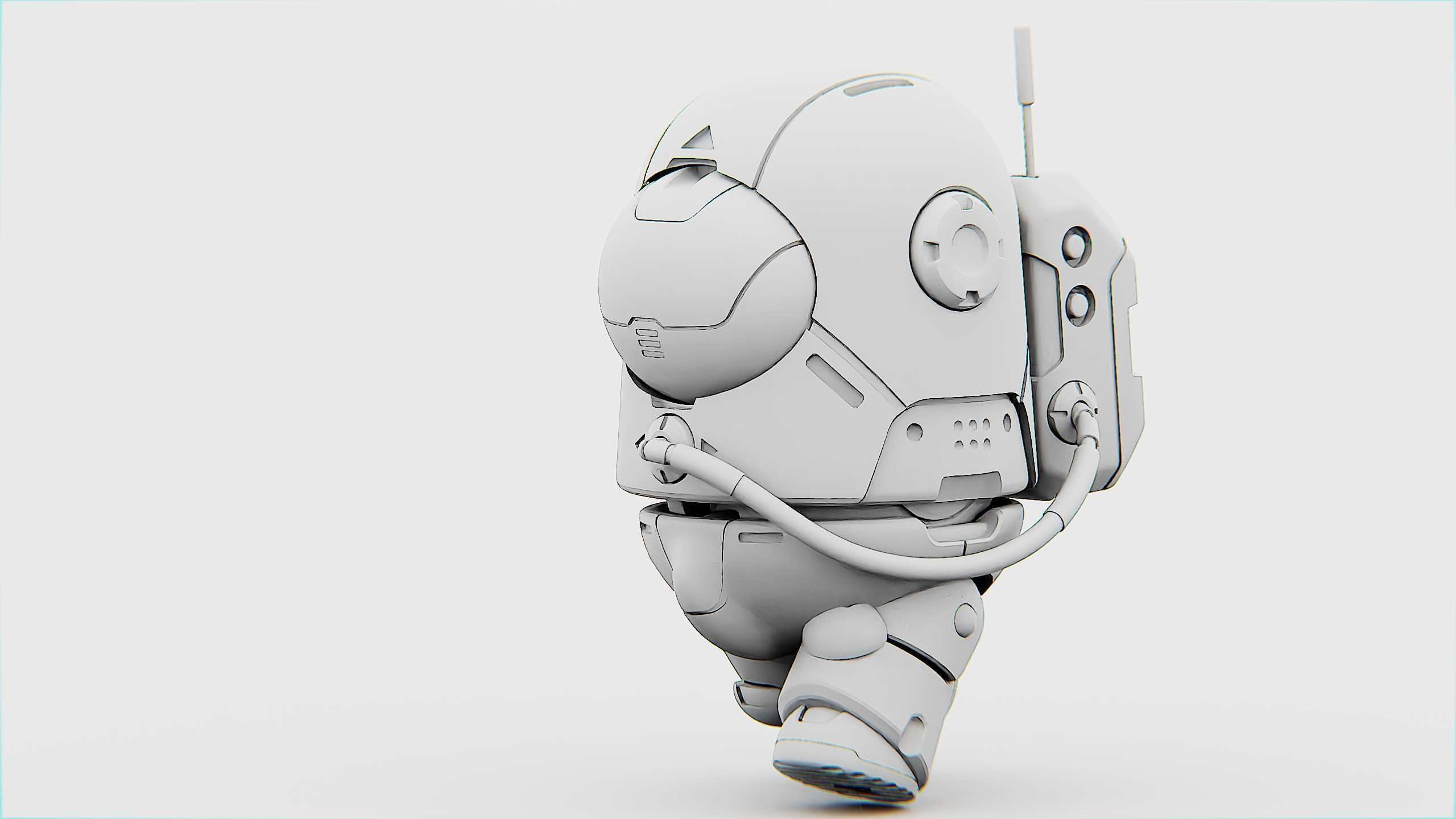 AMONG US CHARACTER b Rigged for Unreal Engine - Unity - MIXAMO 3D model_35