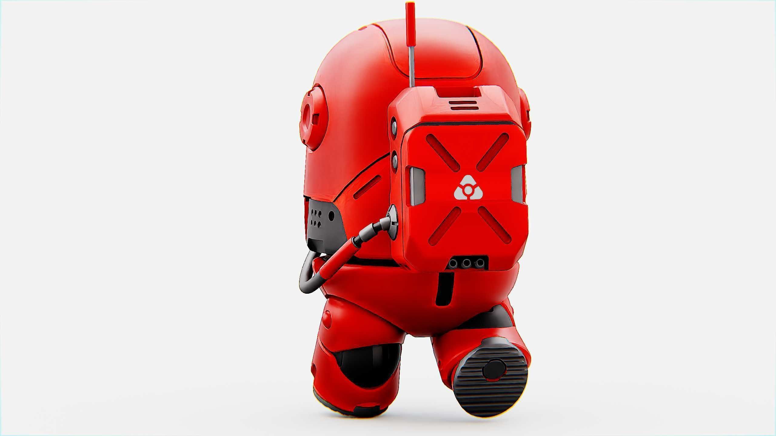 AMONG US CHARACTER b Rigged for Unreal Engine - Unity - MIXAMO 3D model_10