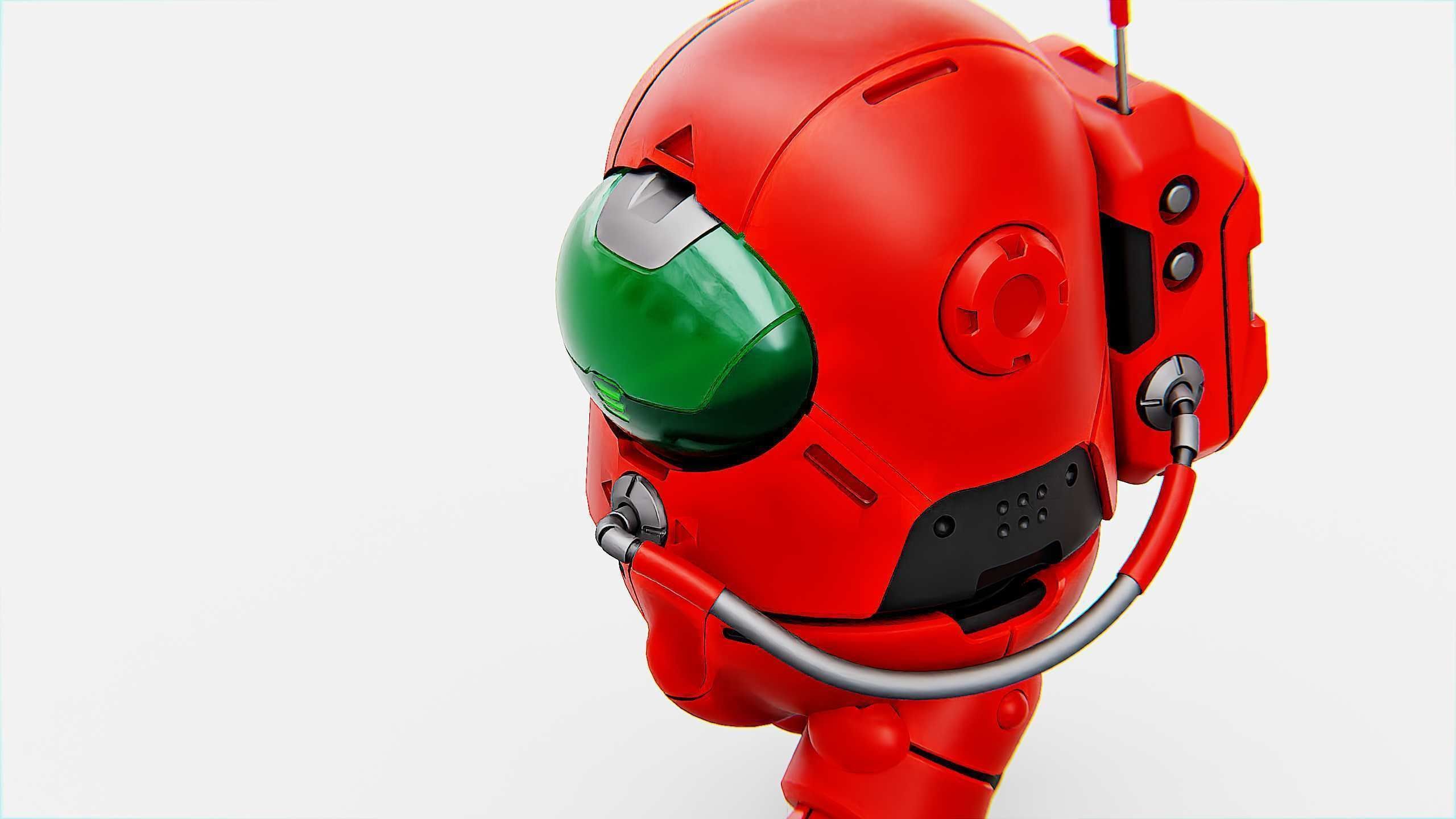 AMONG US CHARACTER b Rigged for Unreal Engine - Unity - MIXAMO 3D model_22