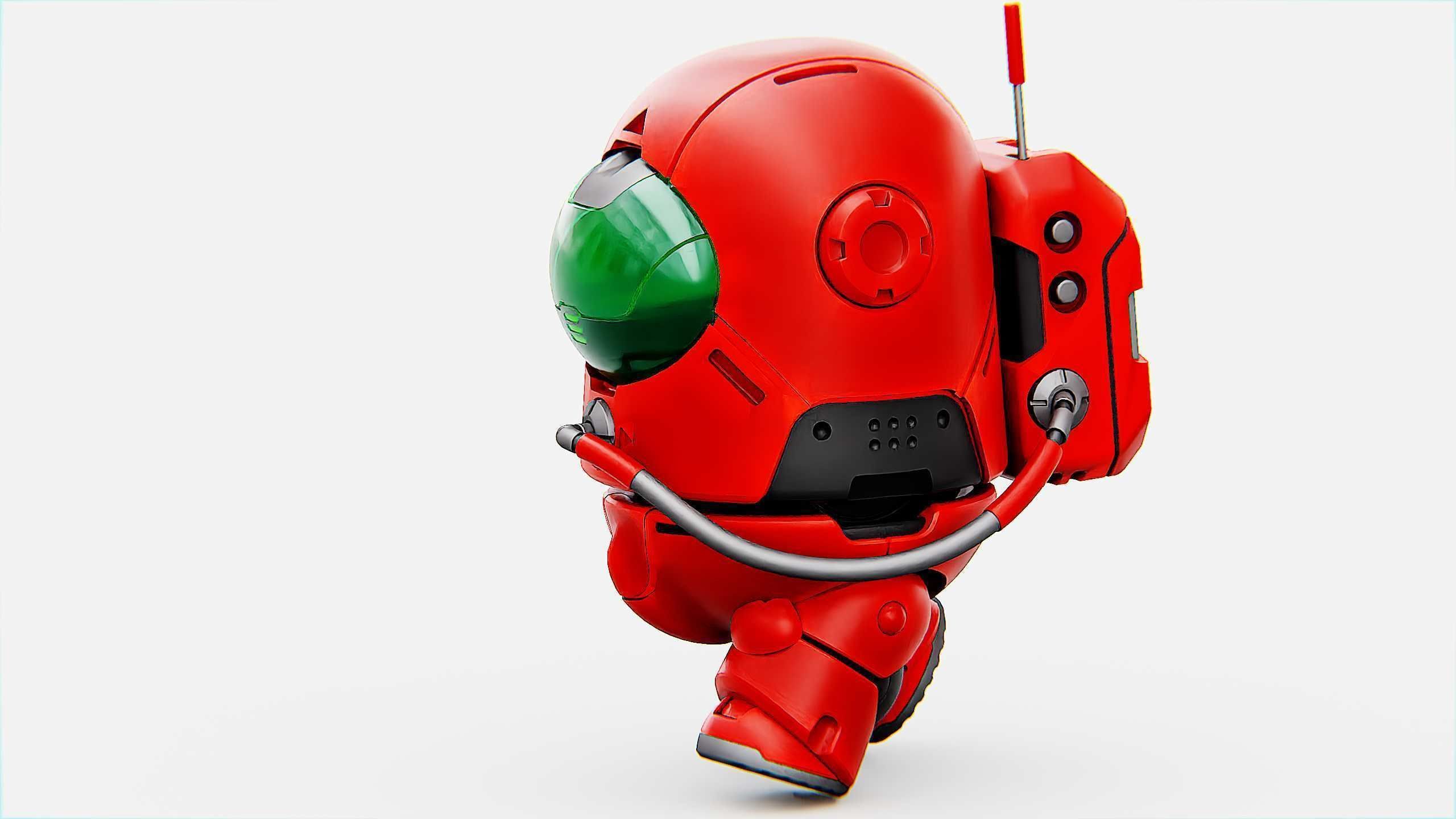 AMONG US CHARACTER b Rigged for Unreal Engine - Unity - MIXAMO 3D model_4