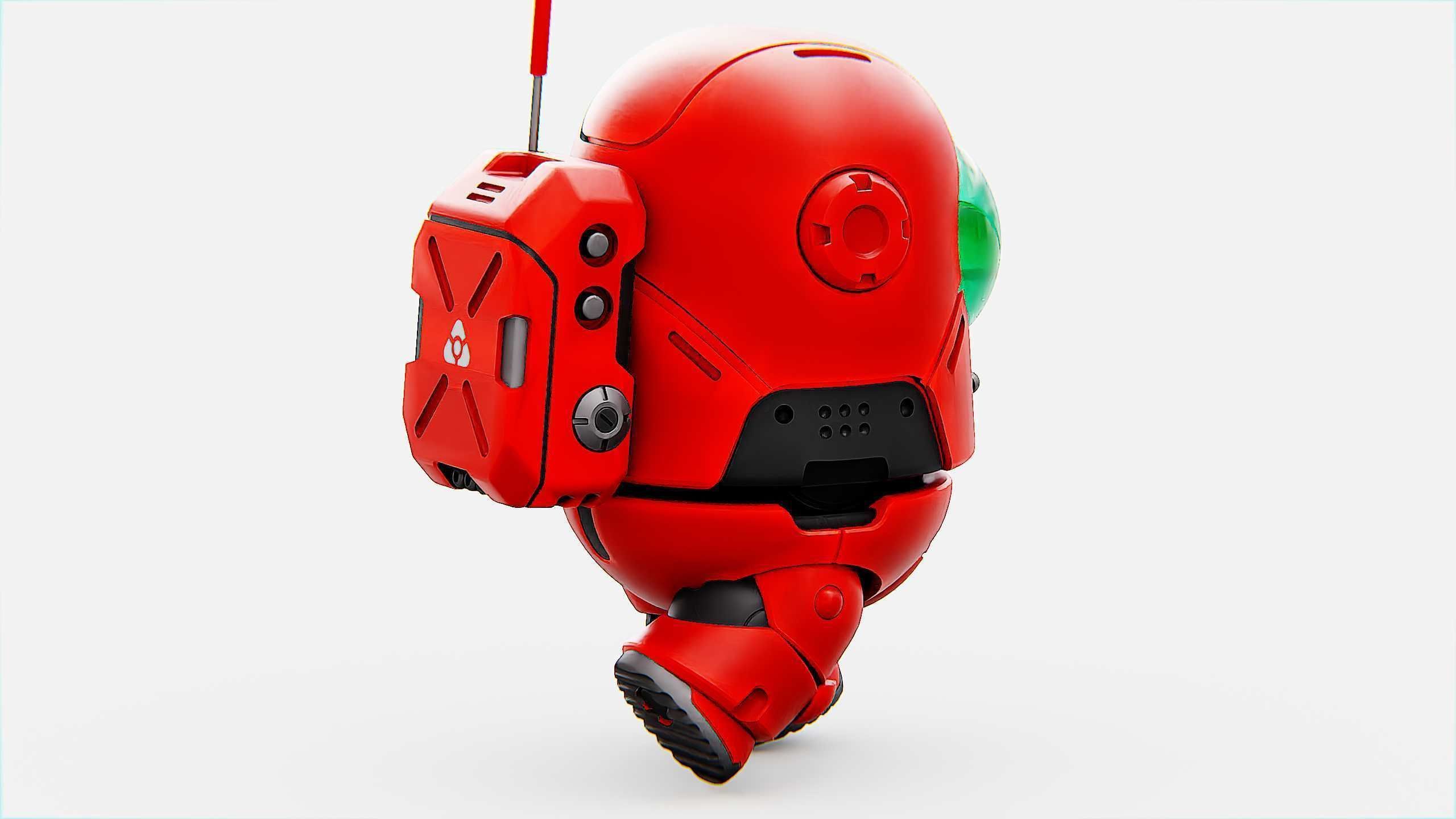 AMONG US CHARACTER b Rigged for Unreal Engine - Unity - MIXAMO 3D model_14