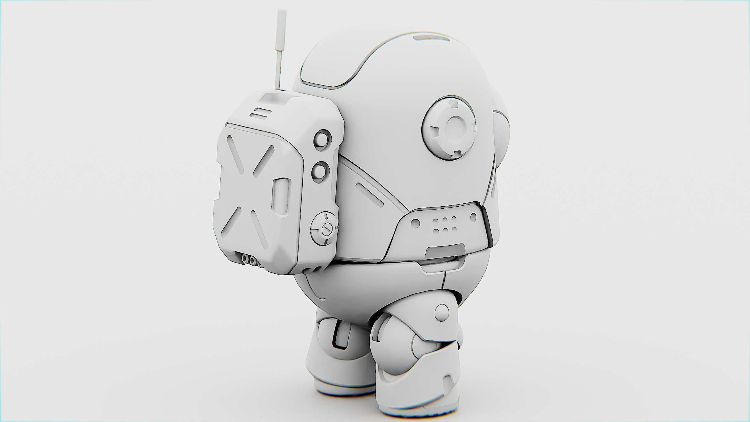 AMONG US CHARACTER b Rigged for Unreal Engine - Unity - MIXAMO 3D model_34