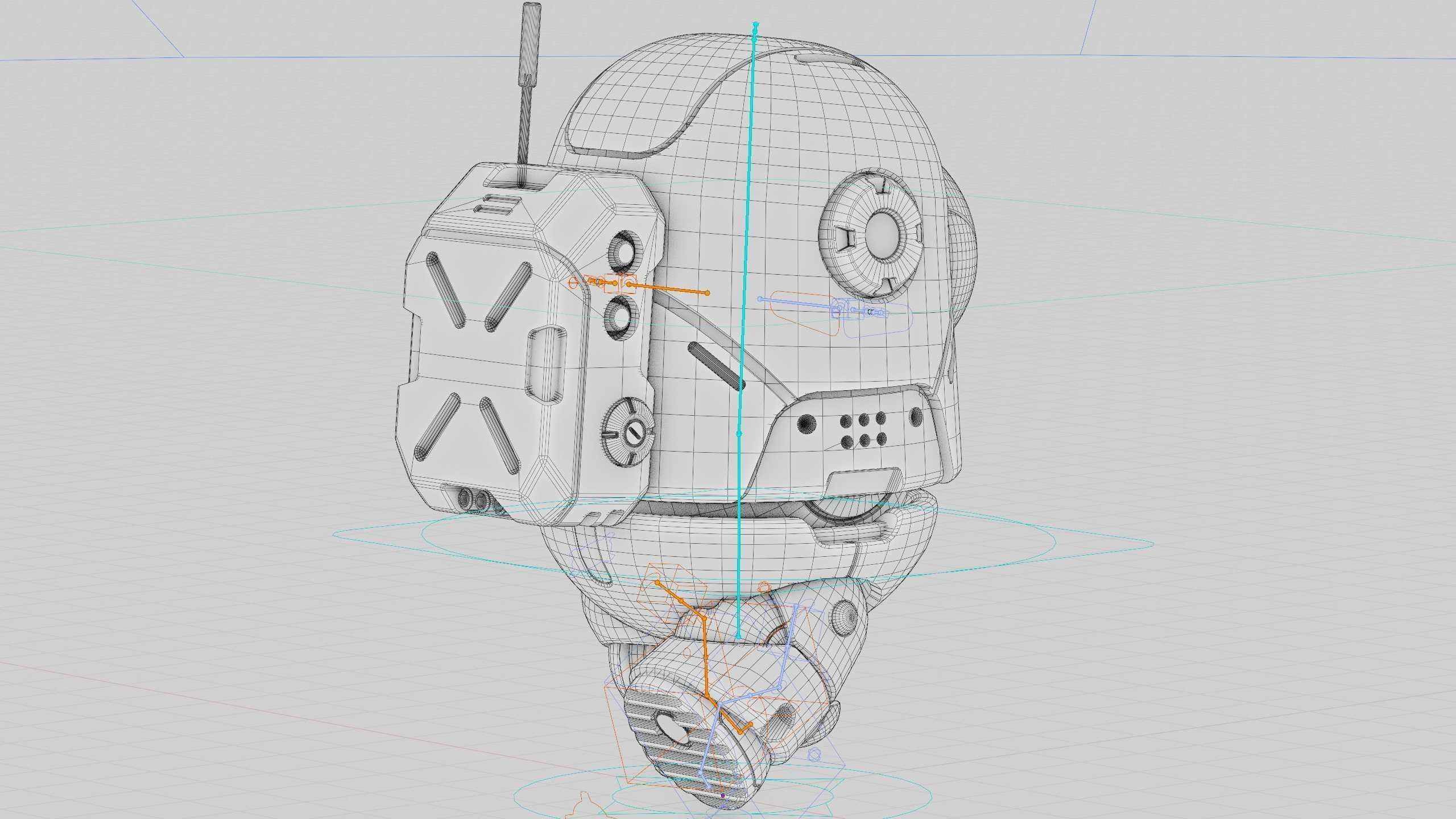 AMONG US CHARACTER b Rigged for Unreal Engine - Unity - MIXAMO 3D model_41