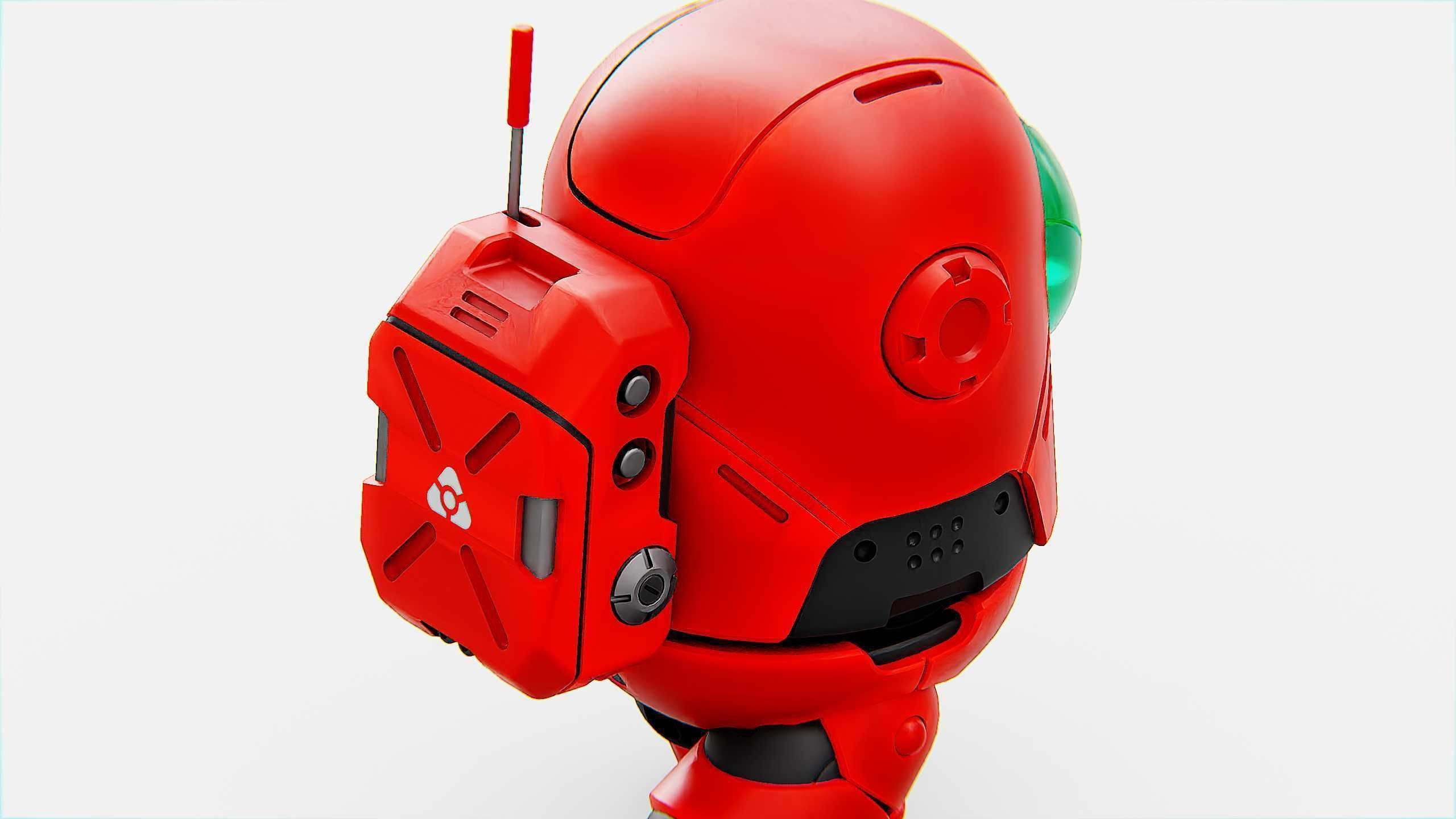 AMONG US CHARACTER b Rigged for Unreal Engine - Unity - MIXAMO 3D model_23