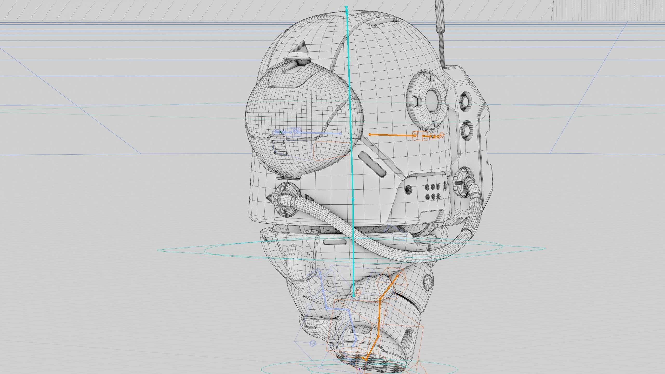 AMONG US CHARACTER b Rigged for Unreal Engine - Unity - MIXAMO 3D model_40