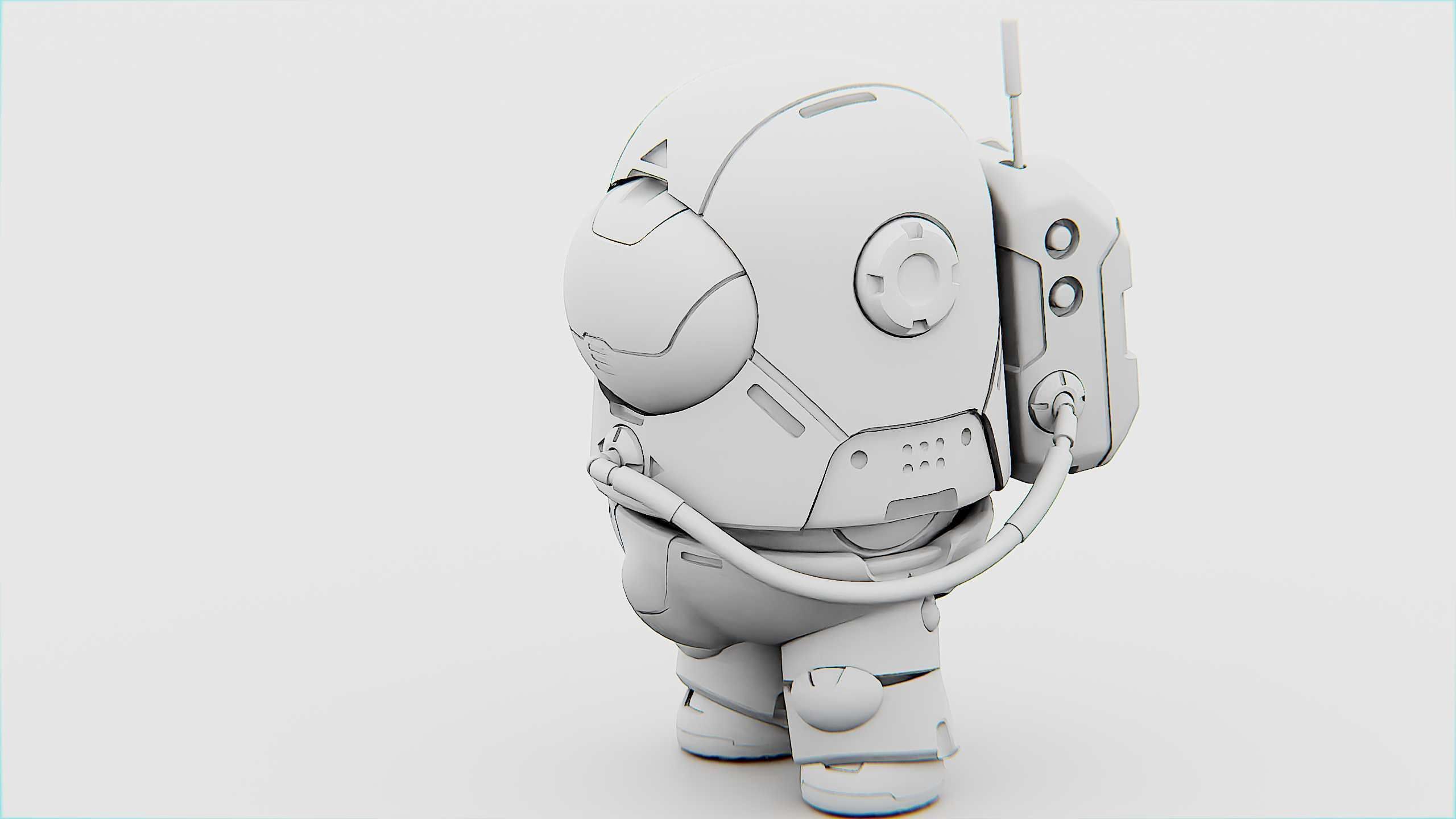 AMONG US CHARACTER b Rigged for Unreal Engine - Unity - MIXAMO 3D model_33