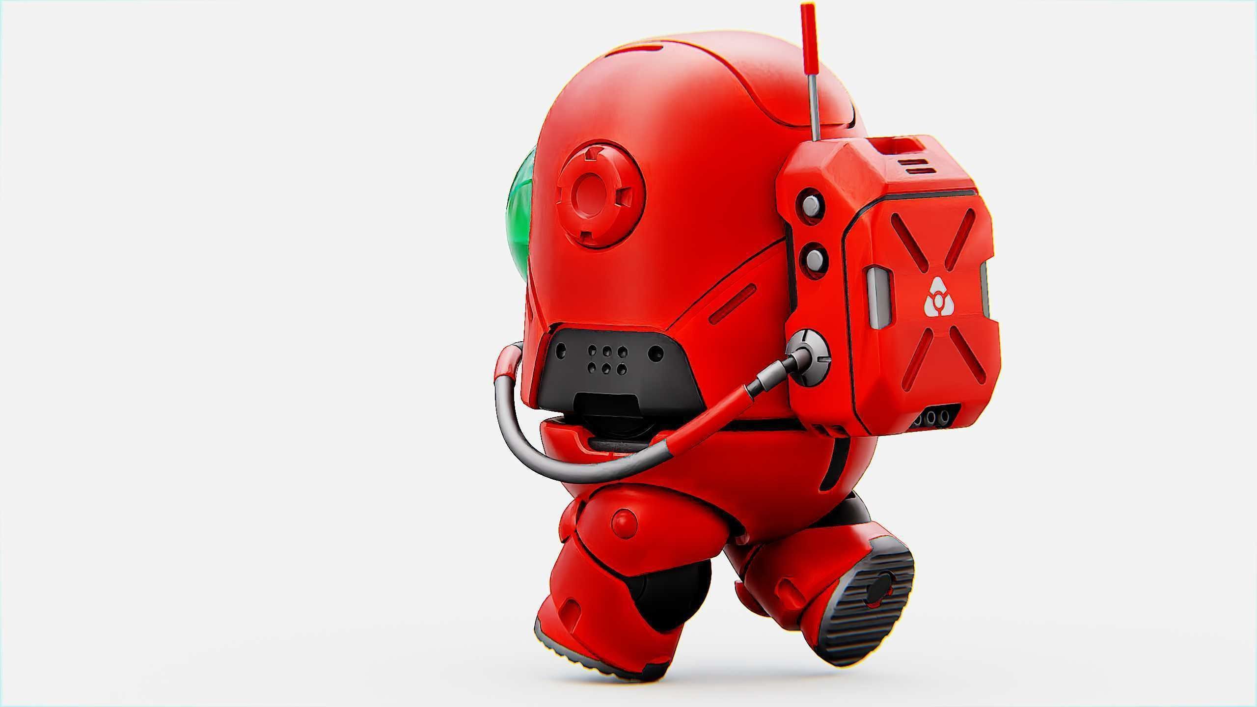 AMONG US CHARACTER b Rigged for Unreal Engine - Unity - MIXAMO 3D model_8