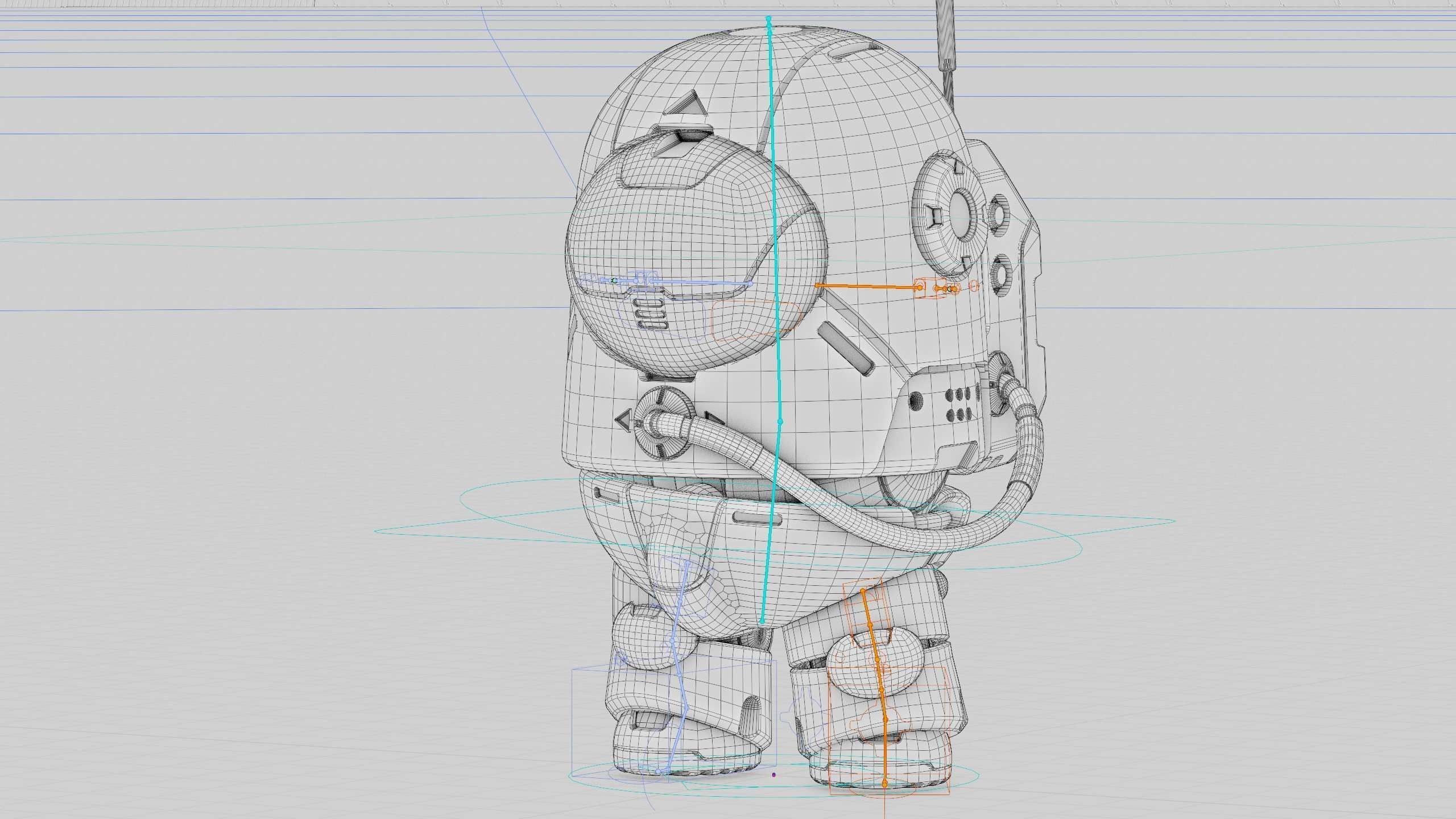 AMONG US CHARACTER b Rigged for Unreal Engine - Unity - MIXAMO 3D model_42