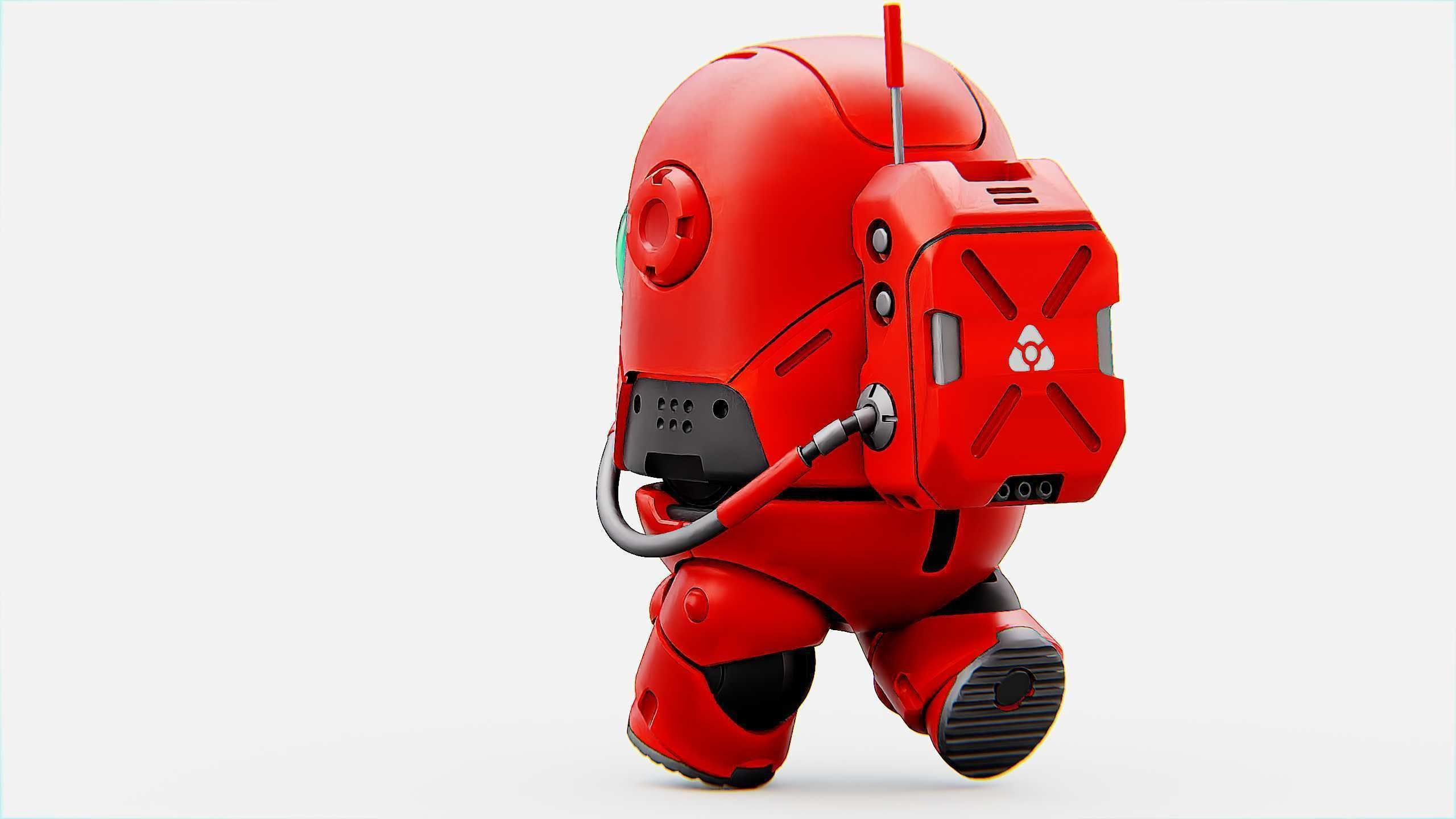 AMONG US CHARACTER b Rigged for Unreal Engine - Unity - MIXAMO 3D model_9