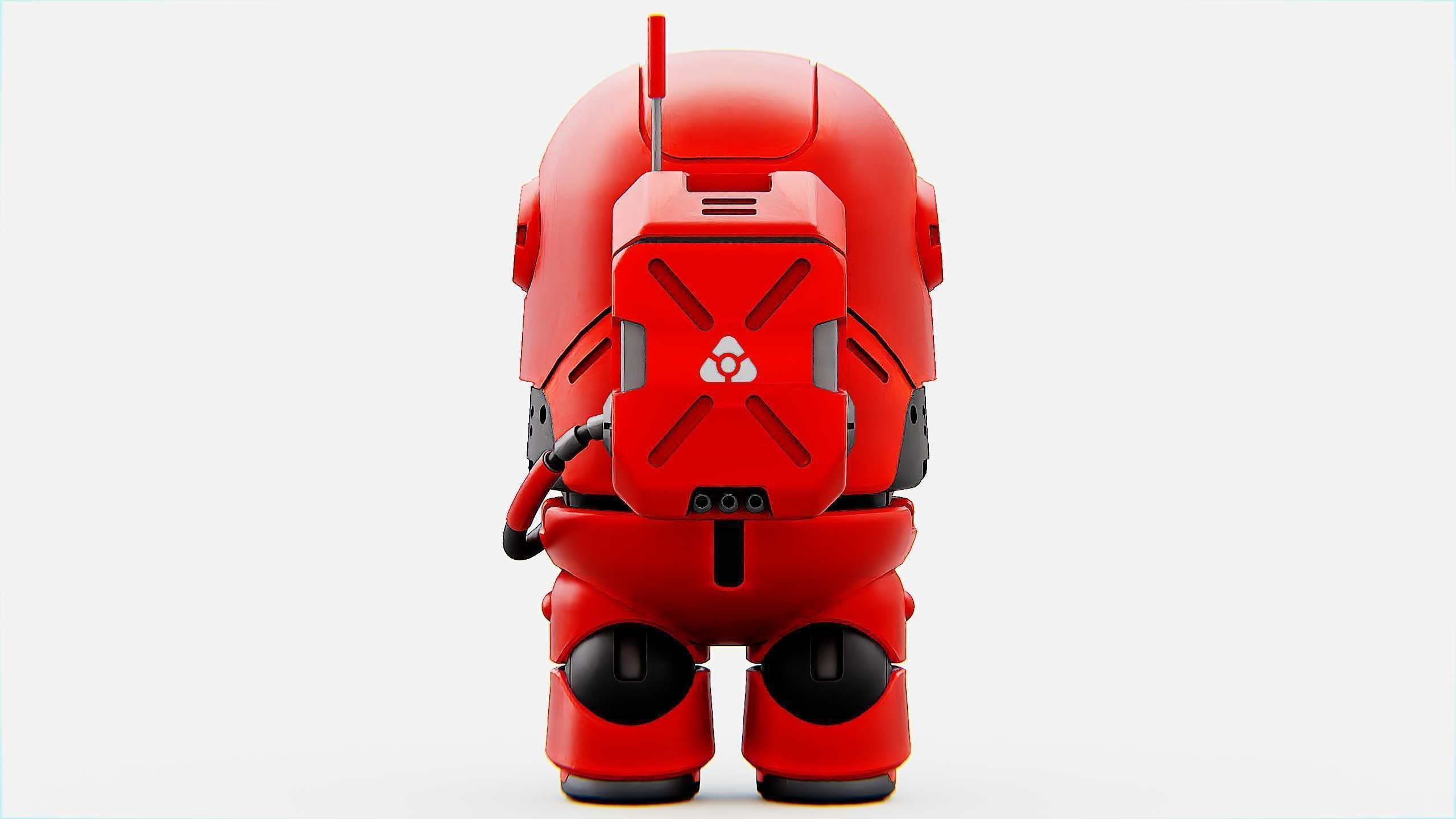 AMONG US CHARACTER b Rigged for Unreal Engine - Unity - MIXAMO 3D model_27