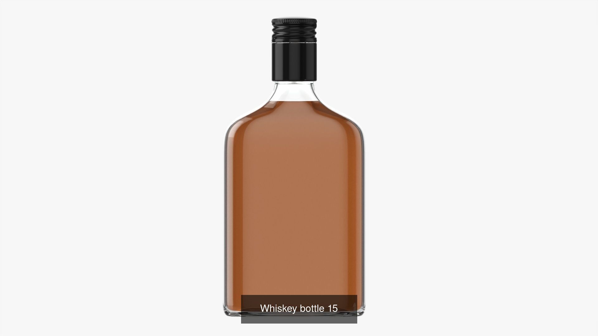 whiskey glass bottles vol2 3D Model Collection_5