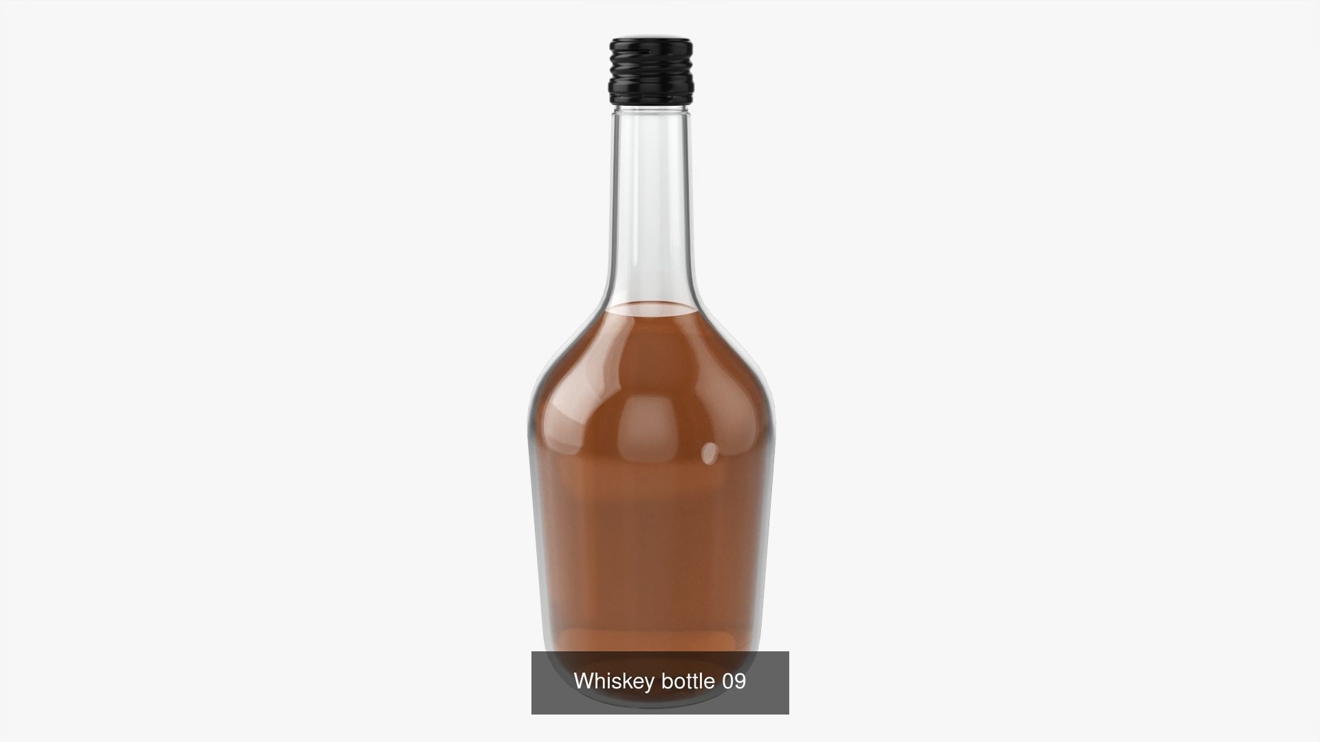 whiskey glass bottles vol2 3D Model Collection_1