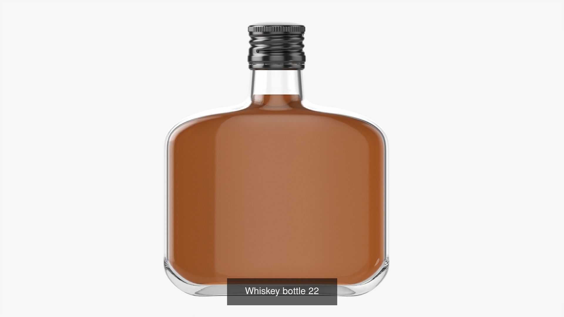 whiskey glass bottles vol2 3D Model Collection_8