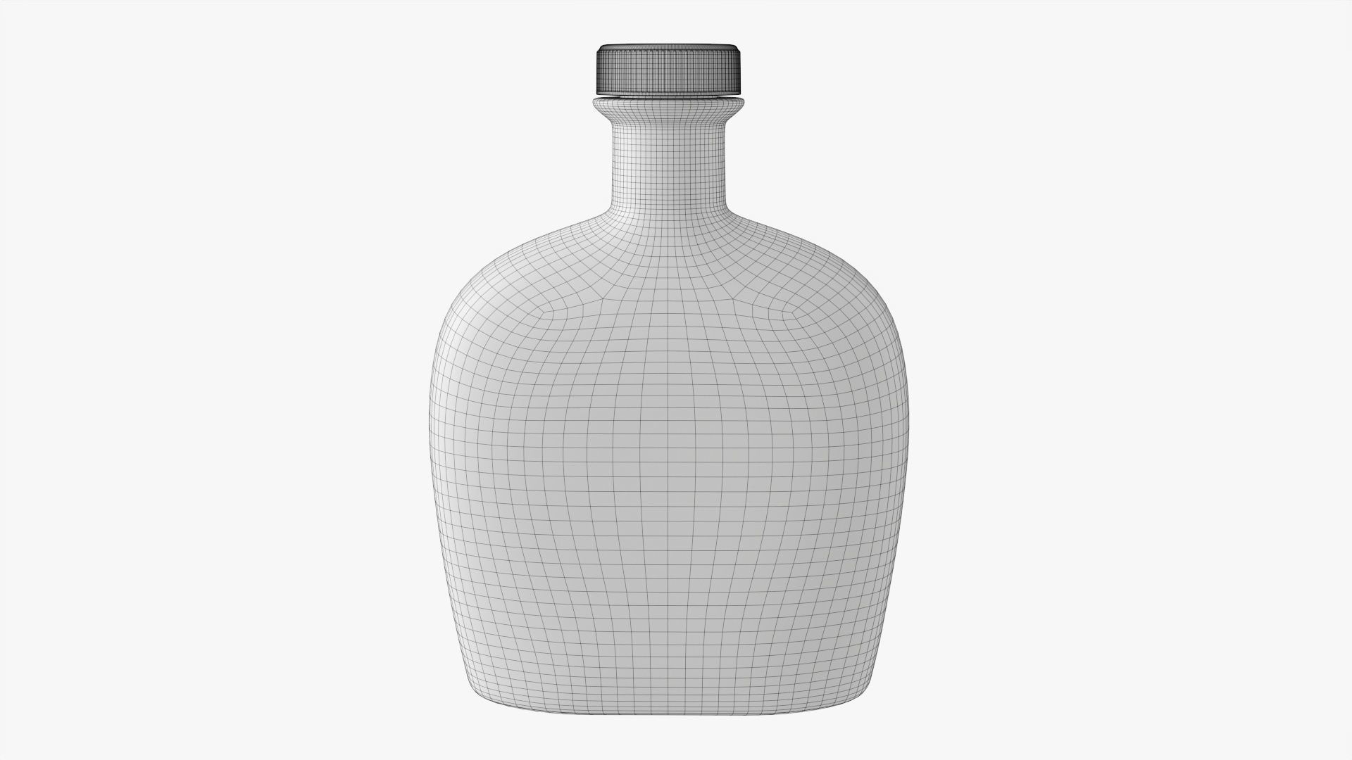 whiskey glass bottles vol2 3D Model Collection_15