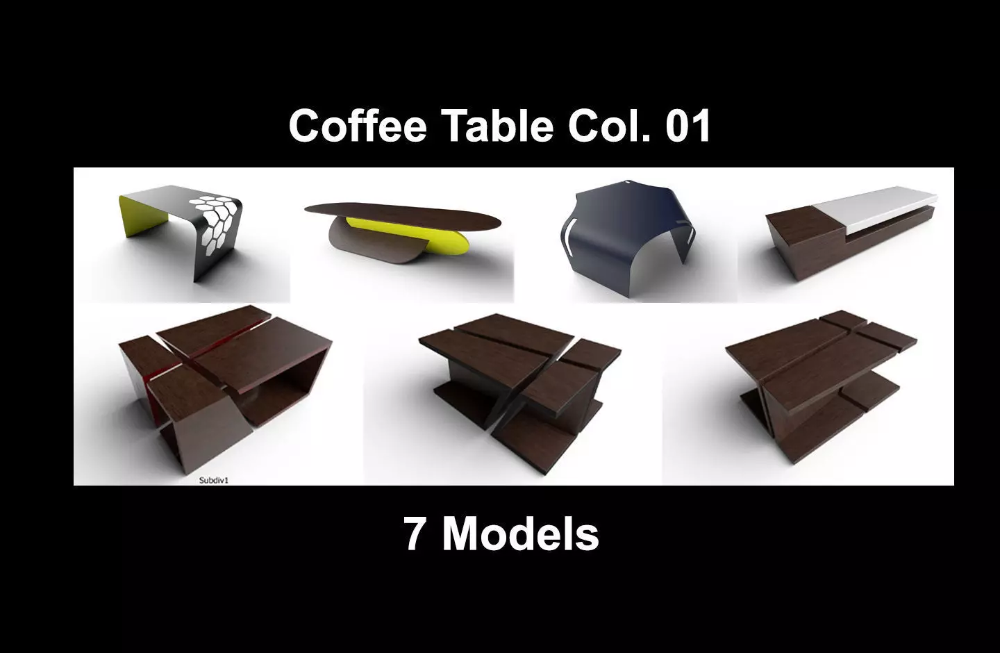 Coffee Table  Collection 01 _0