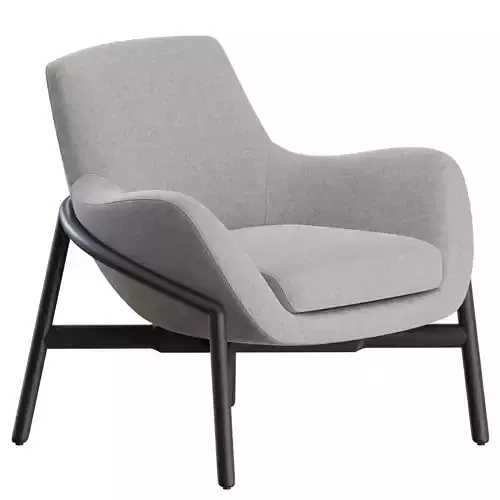 Brera Low Wood Armchair by Marelli