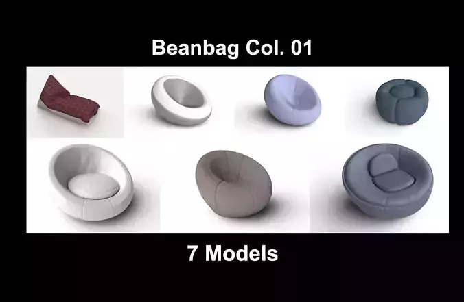 BeanBag Chair Collection 01 