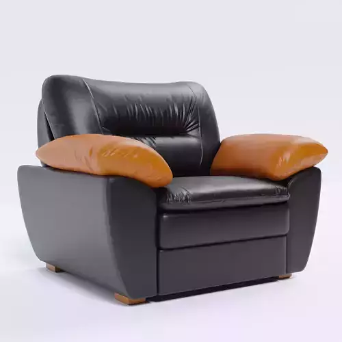Arm chair Low-poly 3D model