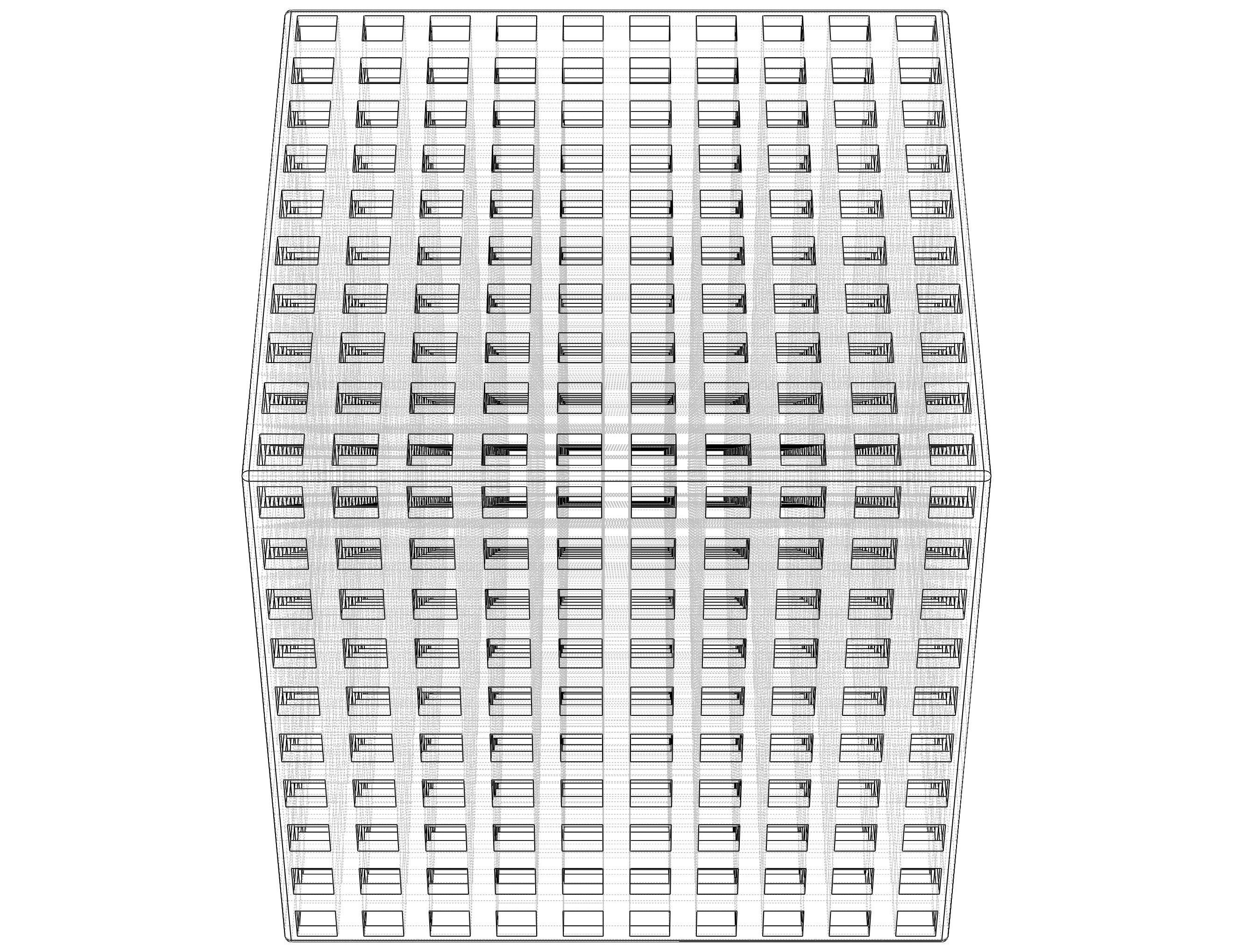 Simple Cubic Lattice Structure 3D print model_19