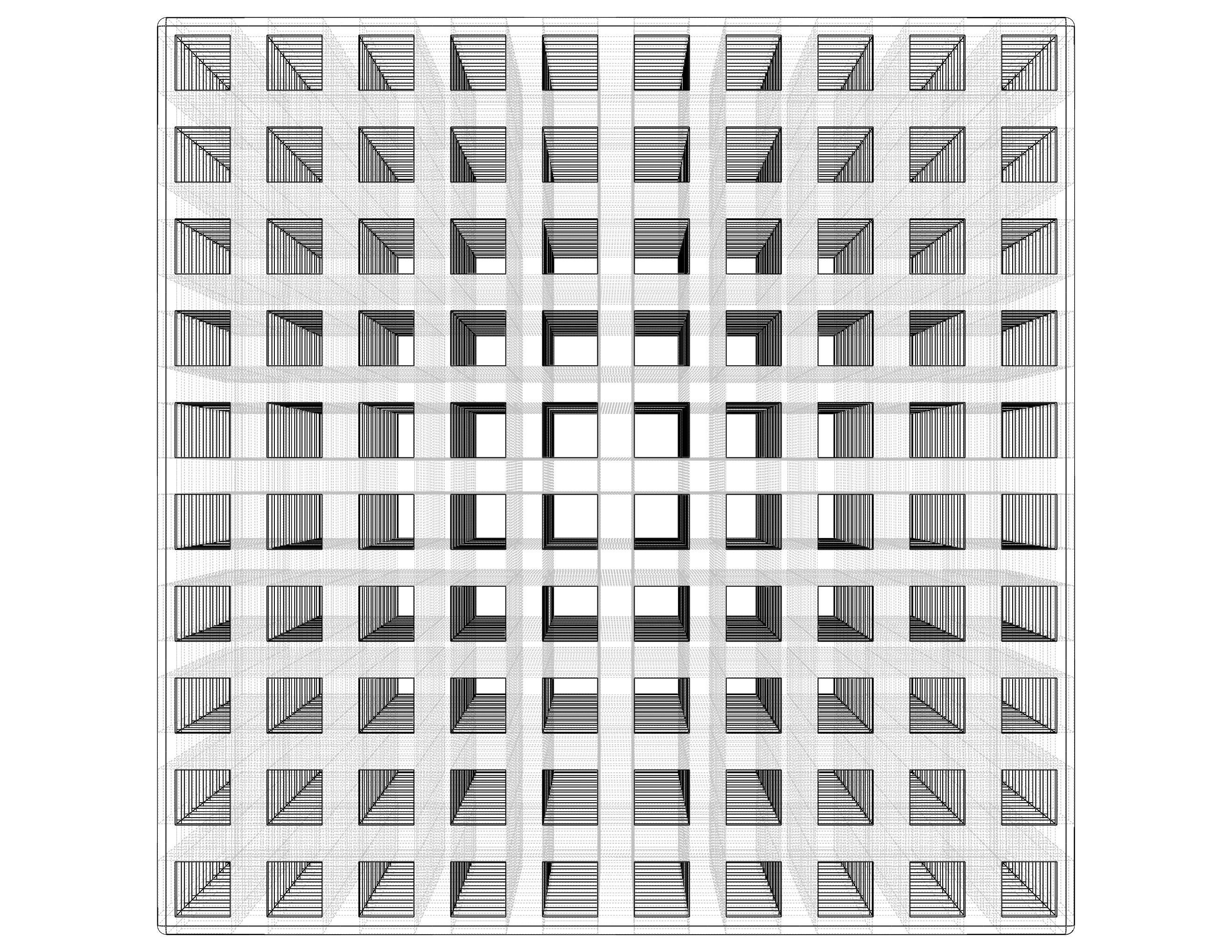 Simple Cubic Lattice Structure 3D print model_15