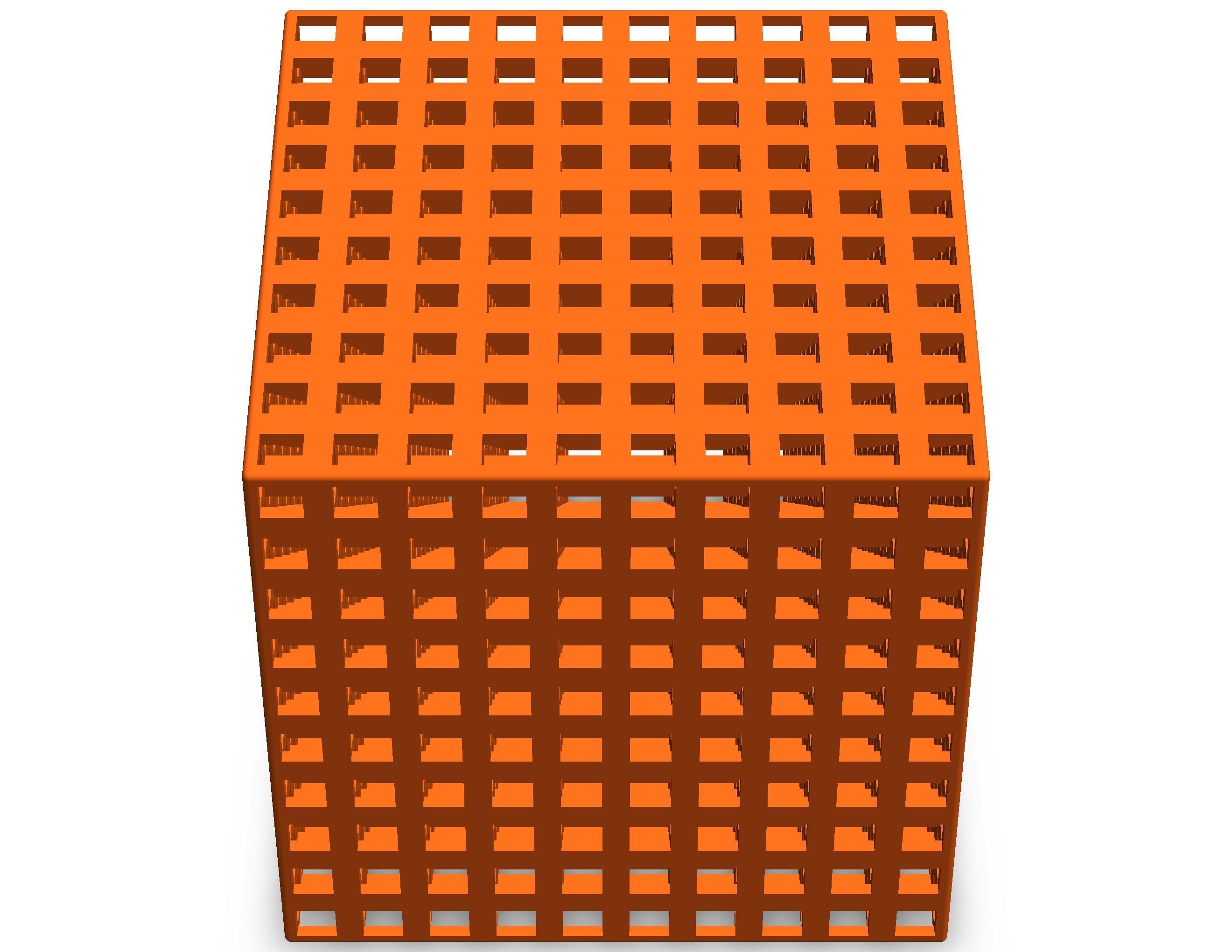 Simple Cubic Lattice Structure 3D print model_21
