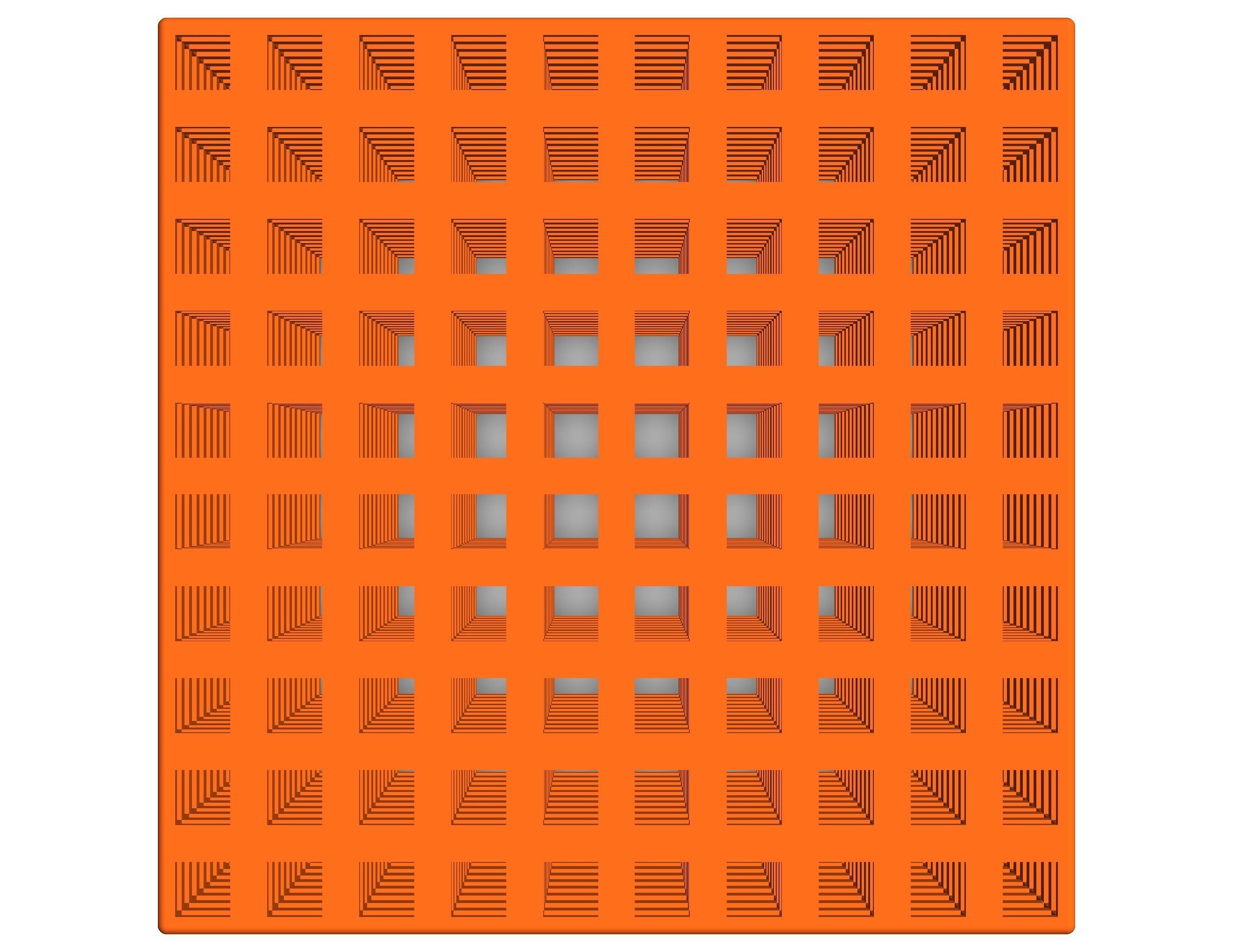 Simple Cubic Lattice Structure 3D print model_17