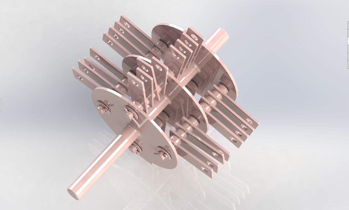 Small Scale Hammer Mill 3D model_3