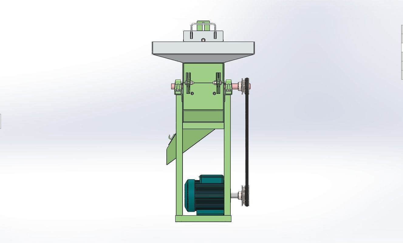 Small Scale Hammer Mill 3D model_6