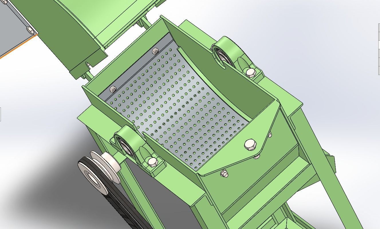 Small Scale Hammer Mill 3D model_4