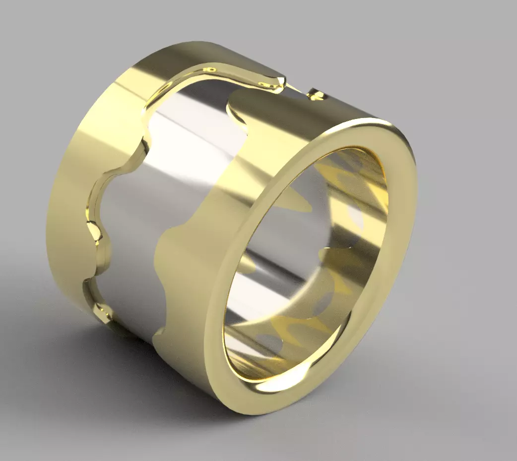 Stack ring 3D print model_0