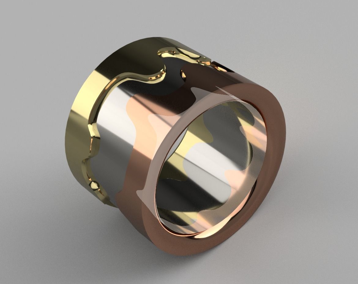 Stack ring 3D print model_2