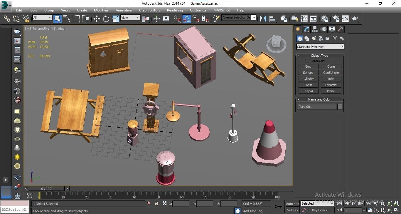 Game Assets Low-poly 3D model_31