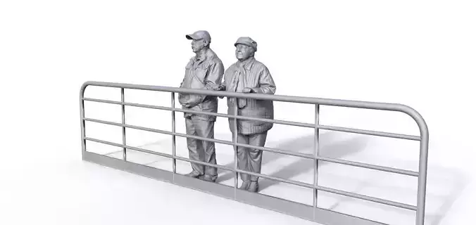 passengers characters Figurines Ship model Vessel Aida 3D print model