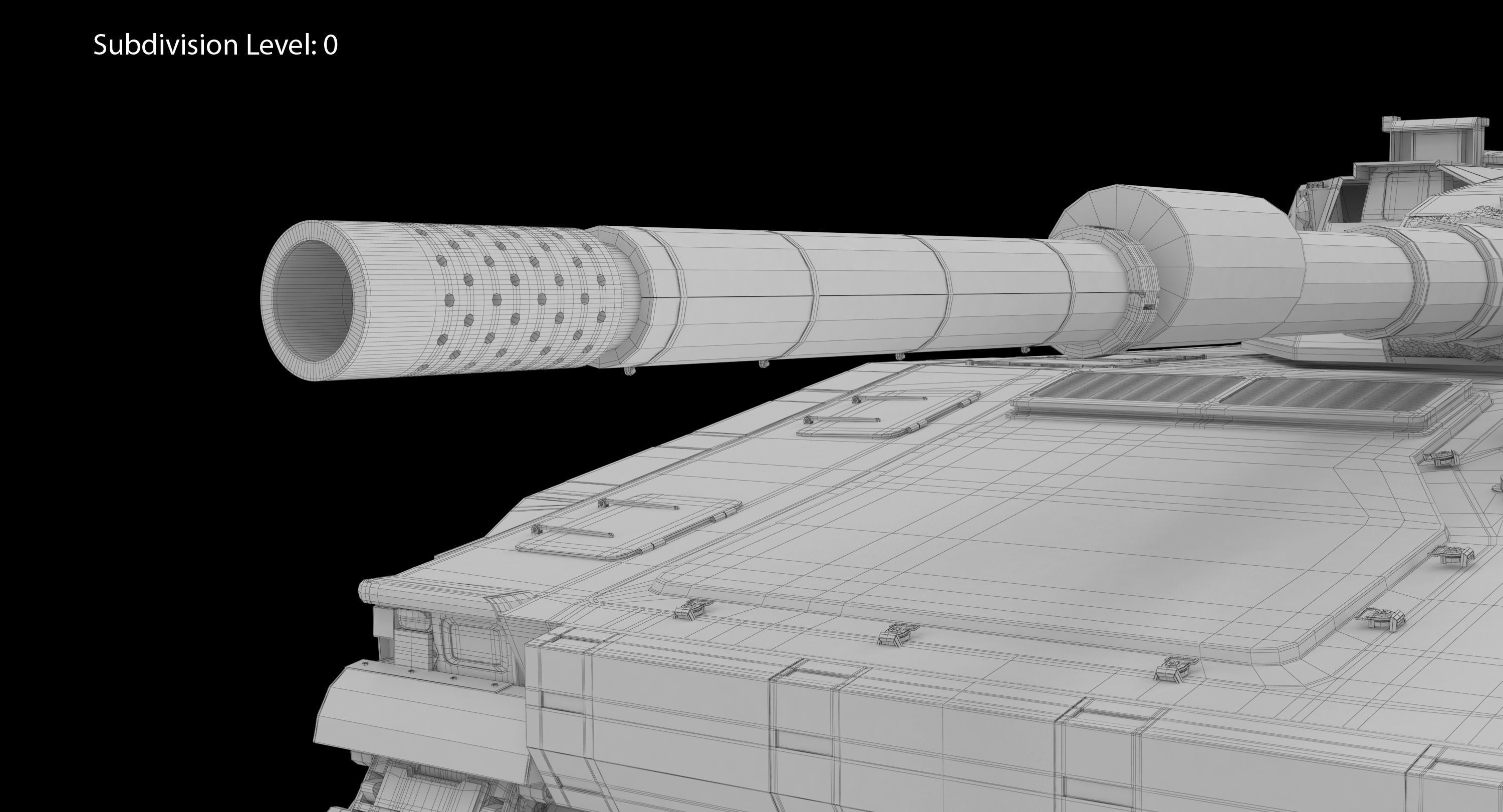 CV90 120T Low-poly 3D model_30