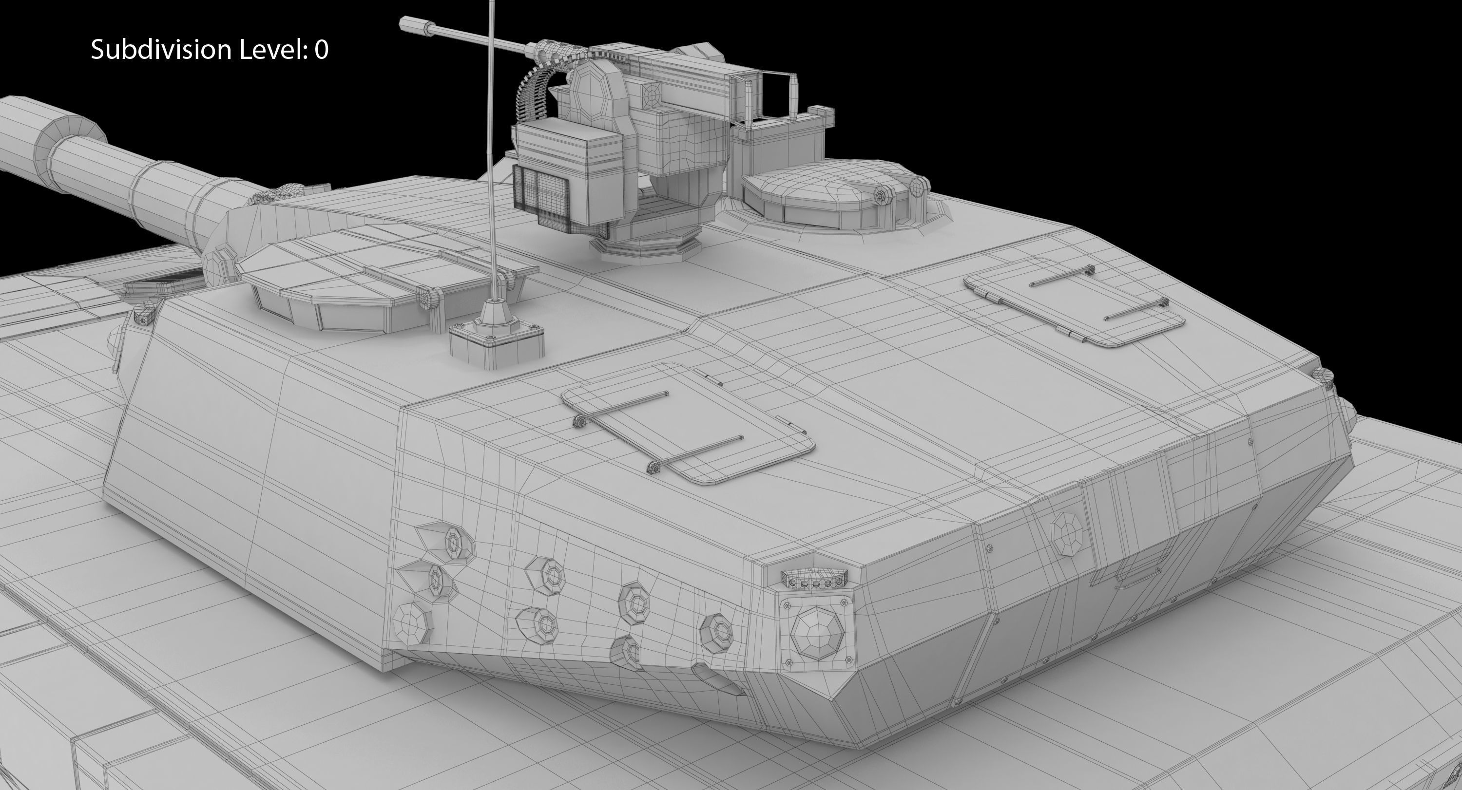CV90 120T Low-poly 3D model_27